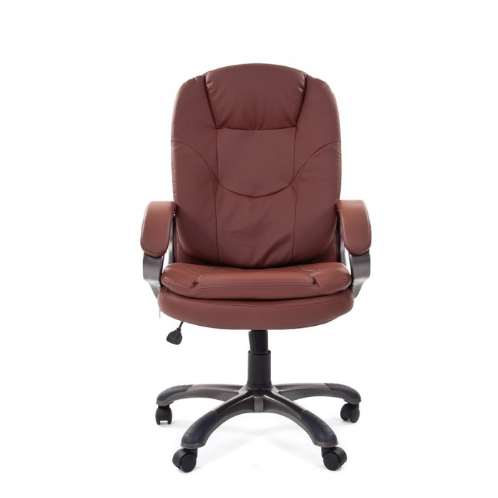 Компьютерное кресло CHAIRMAN 668 коричневая эко-кожа