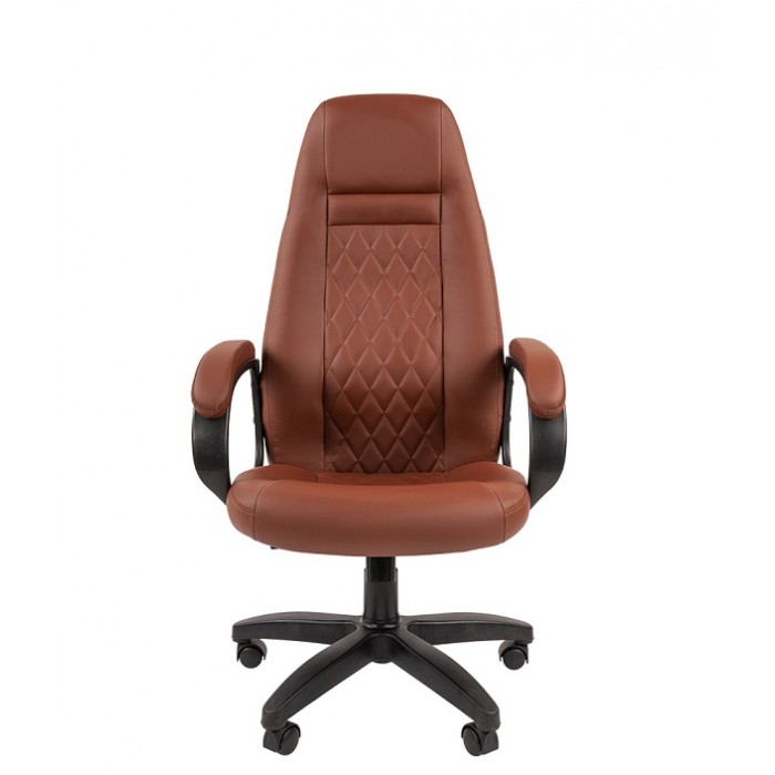 Компьютерное кресло CHAIRMAN 950 LT коричневая эко-кожа