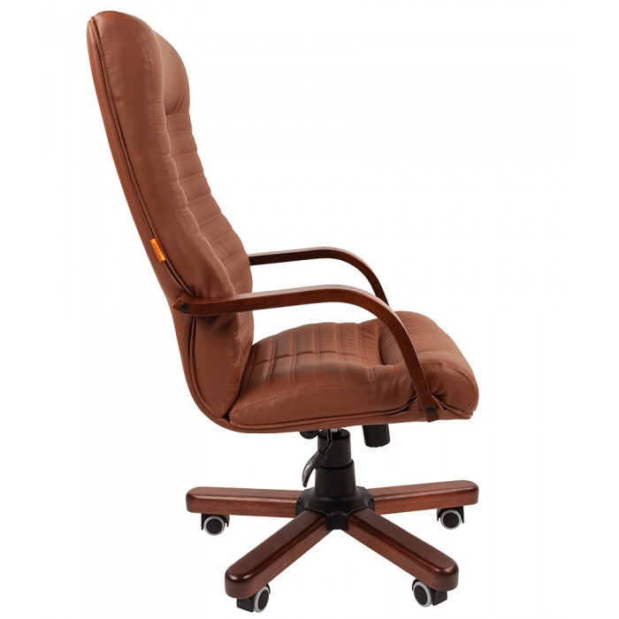 Компьютерное кресло CHAIRMAN 480 WD коричневая эко-кожа