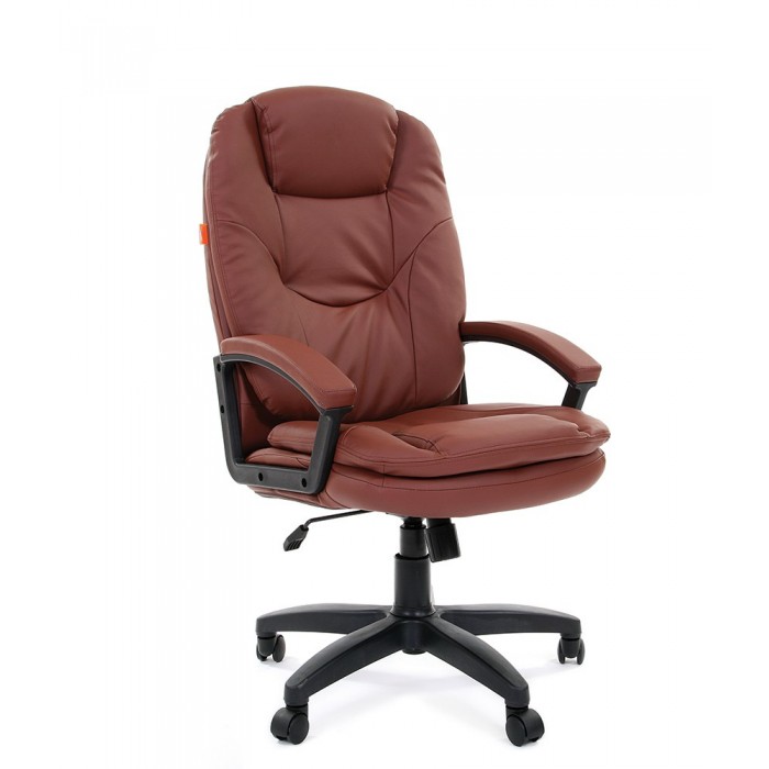 Компьютерное кресло CHAIRMAN 668 LT коричневая эко-кожа