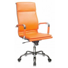 Компьютерное кресло Бюрократ Ch-993 оранжевая эко.кожа