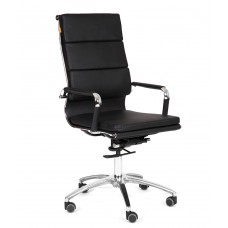 Компьютерное кресло CHAIRMAN 750 черная эко-кожа