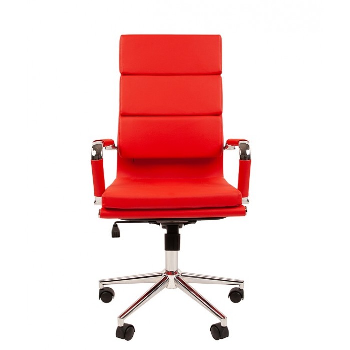 Компьютерное кресло CHAIRMAN 750 красная эко-кожа
