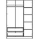 Шкаф для одежды ШФ-32 с 2 зеркалами 1440х570х2150