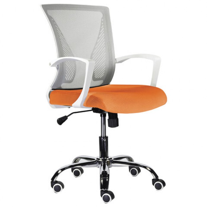 Компьютерное кресло BRABIX Wings MG-306 серо-оранжевый