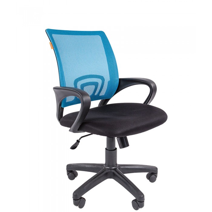 Компьютерное кресло CHAIRMAN 696 BLACK голубой