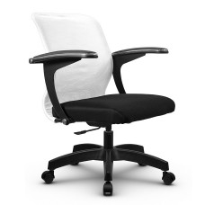 Компьютерное кресло Метта SU-M-4 P подл.152/осн.005 бело-черный