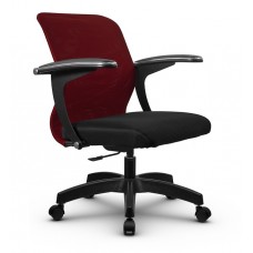 Компьютерное кресло Метта SU-M-4 P подл.152/осн.005 бордово-черный
