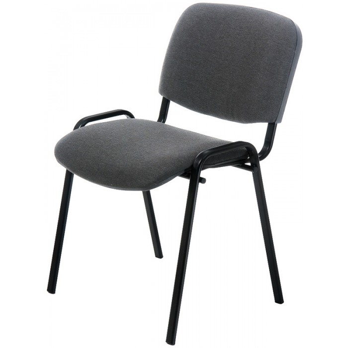 Офисный стул ИЗО чёрн/каркас серая ткань