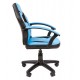 Компьютерное кресло CHAIRMAN KIDS 110 чёрно-голубой