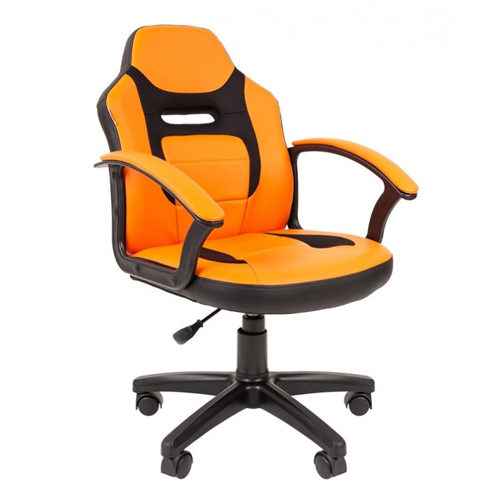 Компьютерное кресло CHAIRMAN KIDS 110 черно-оранжевый