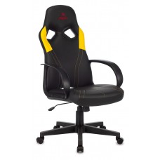 Компьютерное кресло Бюрократ Zombie RUNNER черный/желтый