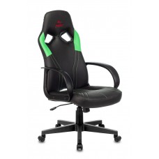 Компьютерное кресло Бюрократ Zombie RUNNER черный/зеленый