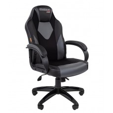 Компьютерное кресло CHAIRMAN GAME 17 чёрно-серый