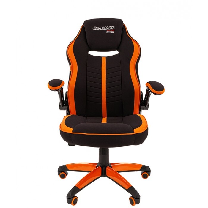 Компьютерное кресло CHAIRMAN GAME 19 черно-оранжевый
