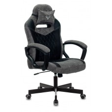 Компьютерное кресло Бюрократ Zombie VIKING 6 KNIGHT Fabric серый/черный