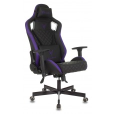 Компьютерное кресло Бюрократ Knight Outrider черный/фиолетовый ромбик
