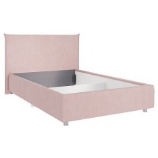 Кровать 1.2 Квест велюр нежно-розовый