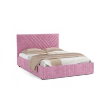 Кровать Гамма с подъемным механизмом велюр тенерифе розовый