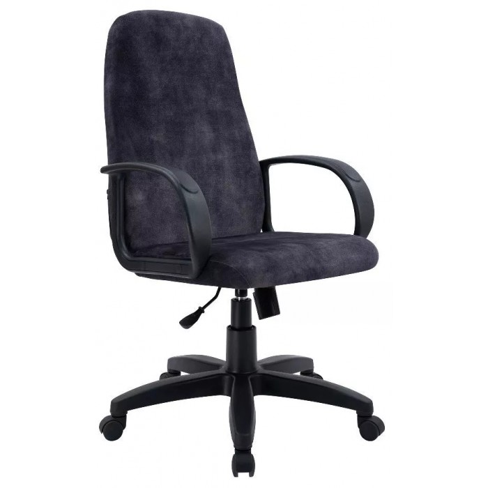 Компьютерное кресло Трон C1 темно-серый велюр Prestige