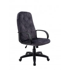 Компьютерное кресло Трон V2 темно-серый велюр Prestige (пластик)